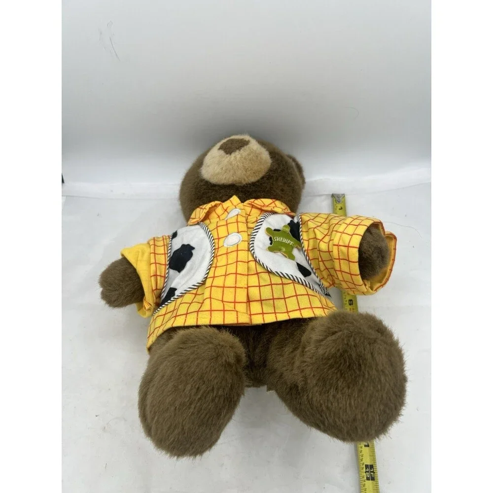 Build A Bear Brown Teddy Bear Plush 13” Disney Pixar Toy Story Woody Top